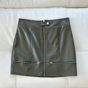 superdown Olive Mini Pencil Skirt